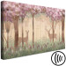 Canvas Art Print Morning in the Forest (1-piece) Wide - drawing of animals for children 143664 additionalThumb 6
