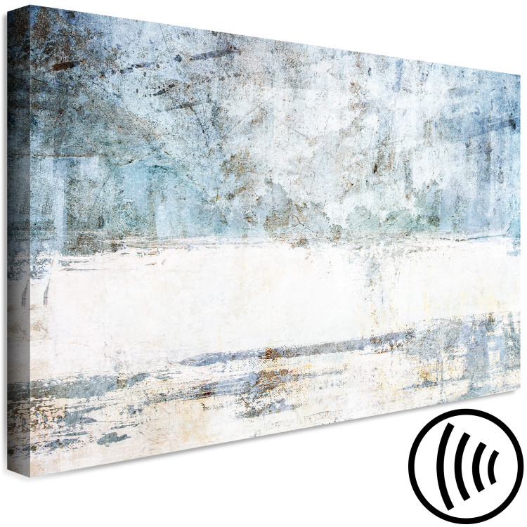 Canvas Print Ice Chill (1-piece) - abstraction in blue-white color scheme 144664 additionalImage 6