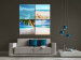Canvas Print Mediterranean Frames (4-piece) - seascape view 145364 additionalThumb 3