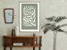 Wall Poster Plant on a Sage Background - Abstract Leaves Inspired by Matisse 150064 additionalThumb 15