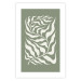 Wall Poster Plant on a Sage Background - Abstract Leaves Inspired by Matisse 150064 additionalThumb 18