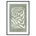 Wall Poster Plant on a Sage Background - Abstract Leaves Inspired by Matisse 150064 additionalThumb 19