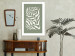 Wall Poster Plant on a Sage Background - Abstract Leaves Inspired by Matisse 150064 additionalThumb 9