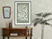Wall Poster Plant on a Sage Background - Abstract Leaves Inspired by Matisse 150064 additionalThumb 12