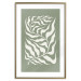 Wall Poster Plant on a Sage Background - Abstract Leaves Inspired by Matisse 150064 additionalThumb 20