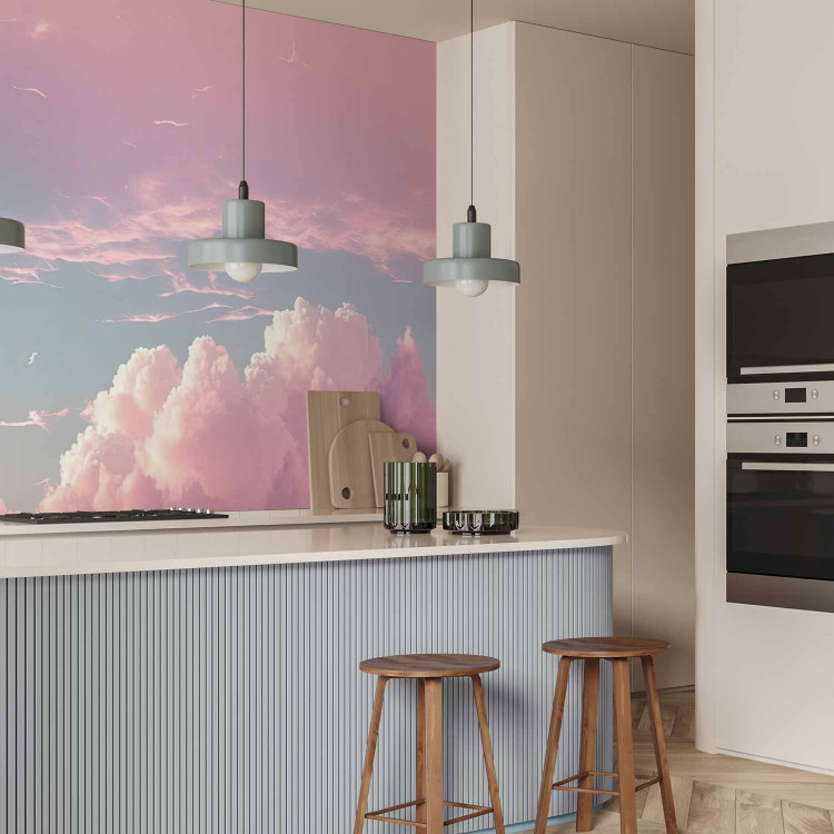 Wall Mural Skyscape - Pink Clouds on the Blue Horizon 150564 additionalImage 7