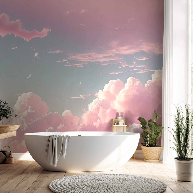Wall Mural Skyscape - Pink Clouds on the Blue Horizon 150564 additionalImage 8