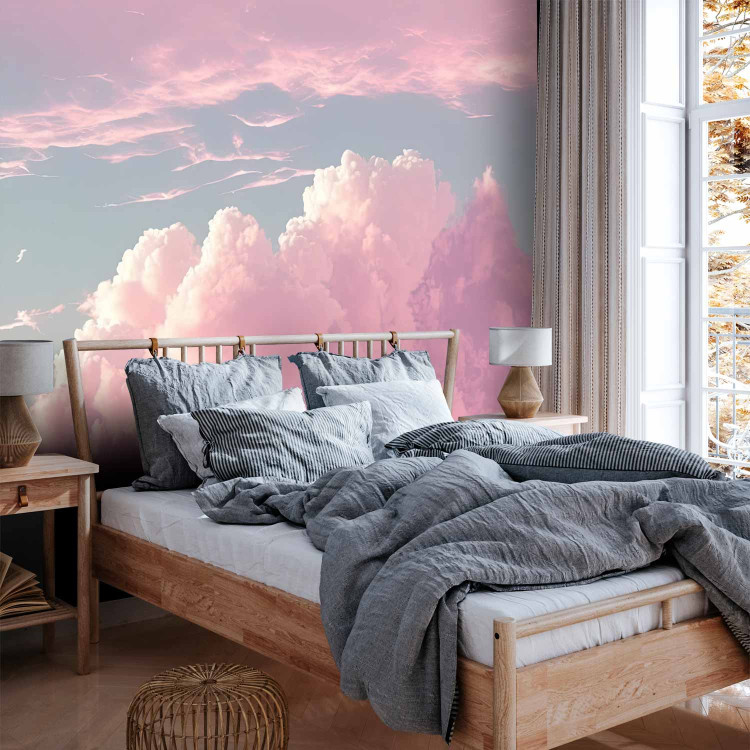 Wall Mural Skyscape - Pink Clouds on the Blue Horizon 150564 additionalImage 2
