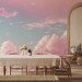 Wall Mural Skyscape - Pink Clouds on the Blue Horizon 150564 additionalThumb 6