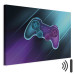 Canvas Console Pad - Gamer Gadget in Neon Colors on a Dark Background 151164 additionalThumb 8