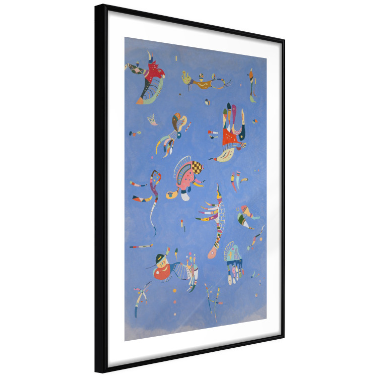 Wall Poster Blue - A Composition With Abstract Forms by Kandinsky 151664 additionalImage 7