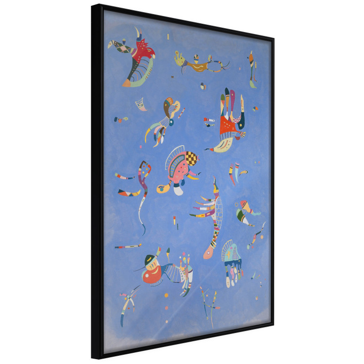 Wall Poster Blue - A Composition With Abstract Forms by Kandinsky 151664 additionalImage 4