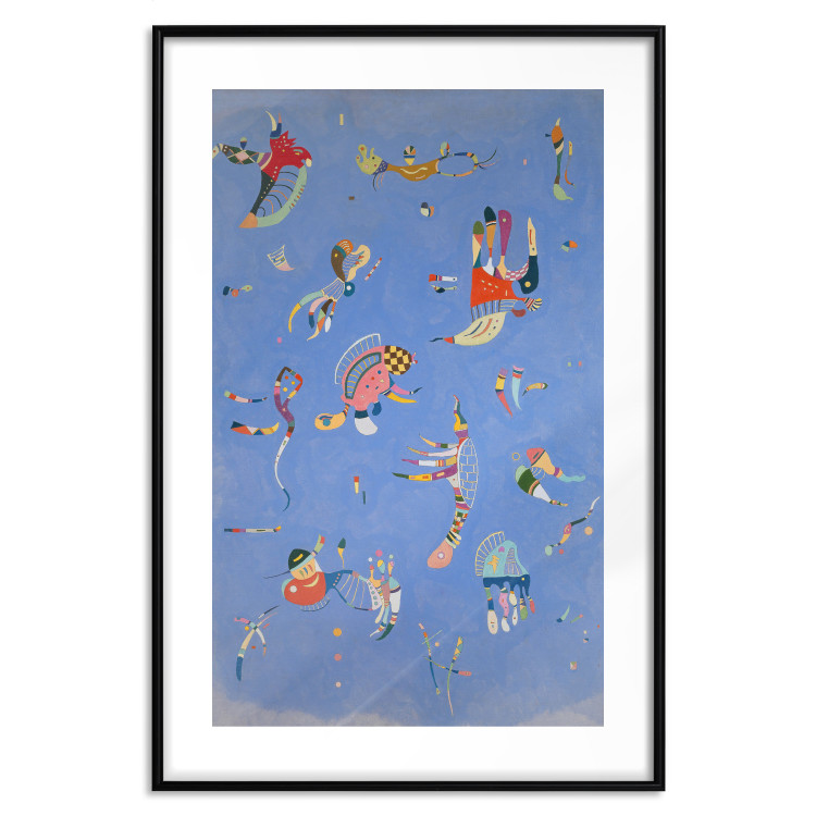 Wall Poster Blue - A Composition With Abstract Forms by Kandinsky 151664 additionalImage 25