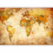 Wall Mural World Map - map with country and capital labels in a retro style 59964 additionalThumb 5