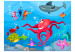 Wall Mural Underwater World - Marine animals: turtle, fish, octopus, and shark 61164 additionalThumb 1