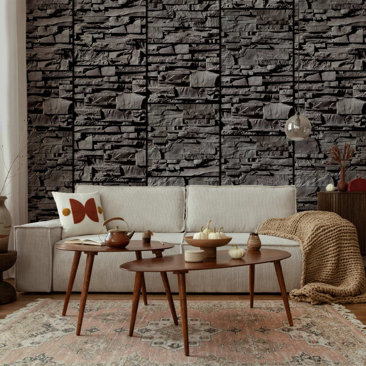 Modern Wallpaper Magma Granite Stronghold 91564