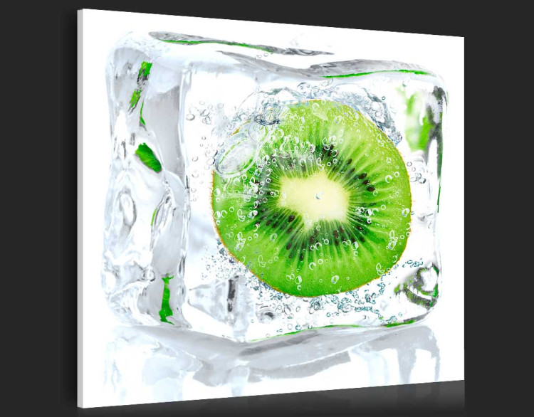 Acrylic print Frozen Kiwi Fruit [Glass] 92864 additionalImage 6