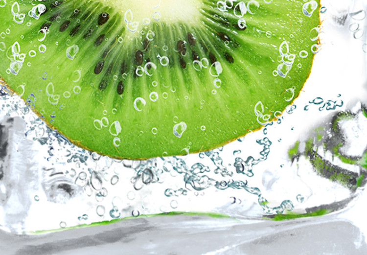 Acrylic print Frozen Kiwi Fruit [Glass] 92864 additionalImage 4