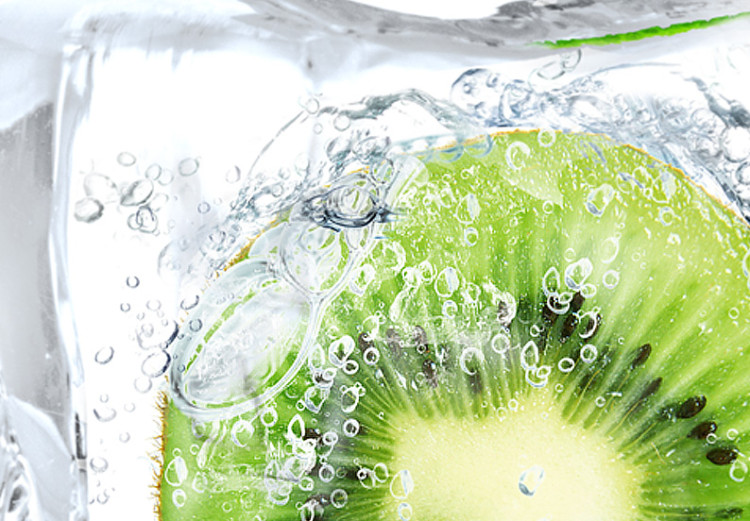 Acrylic print Frozen Kiwi Fruit [Glass] 92864 additionalImage 5