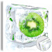 Acrylic print Frozen Kiwi Fruit [Glass] 92864
