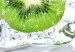 Acrylic print Frozen Kiwi Fruit [Glass] 92864 additionalThumb 4
