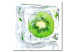 Acrylic print Frozen Kiwi Fruit [Glass] 92864 additionalThumb 2