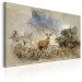 Canvas Print Deer in Field (1-piece) - Rustic Landscape with Animal 105774 additionalThumb 2