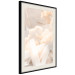 Poster Abstraction with Clouds - White geometric letters and dense clouds in the background 114374 additionalThumb 3