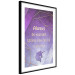 Wall Poster Be Yourself - geometric purple composition with English text 114574 additionalThumb 13
