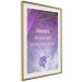 Wall Poster Be Yourself - geometric purple composition with English text 114574 additionalThumb 2