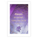 Wall Poster Be Yourself - geometric purple composition with English text 114574 additionalThumb 25