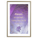 Wall Poster Be Yourself - geometric purple composition with English text 114574 additionalThumb 16