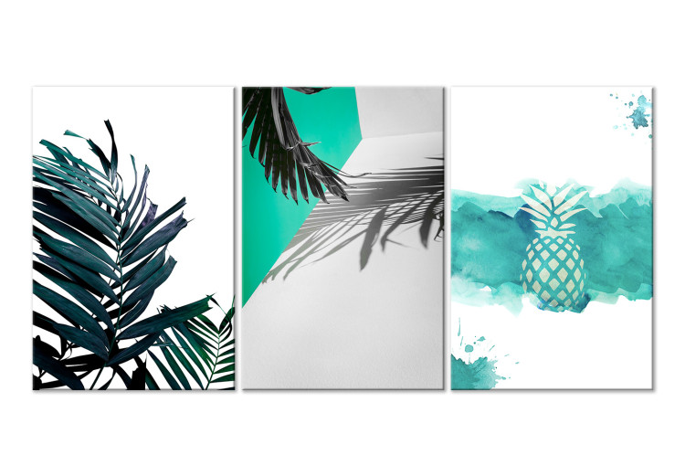 Canvas Print Palm Paradise (3 Parts) 118074