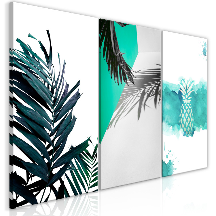 Canvas Print Palm Paradise (3 Parts) 118074 additionalImage 2