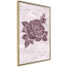Poster Splinters of Love - pink botanical composition with a rose flower and leaves 118274 additionalThumb 12
