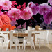 Photo Wallpaper Nature cocktail - colourful flowers on a solid black background 118374 additionalThumb 6