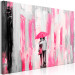 Canvas Art Print Umbrella in Love (1 Part) Wide Pink 123074 additionalThumb 2