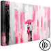 Canvas Art Print Umbrella in Love (1 Part) Wide Pink 123074 additionalThumb 6