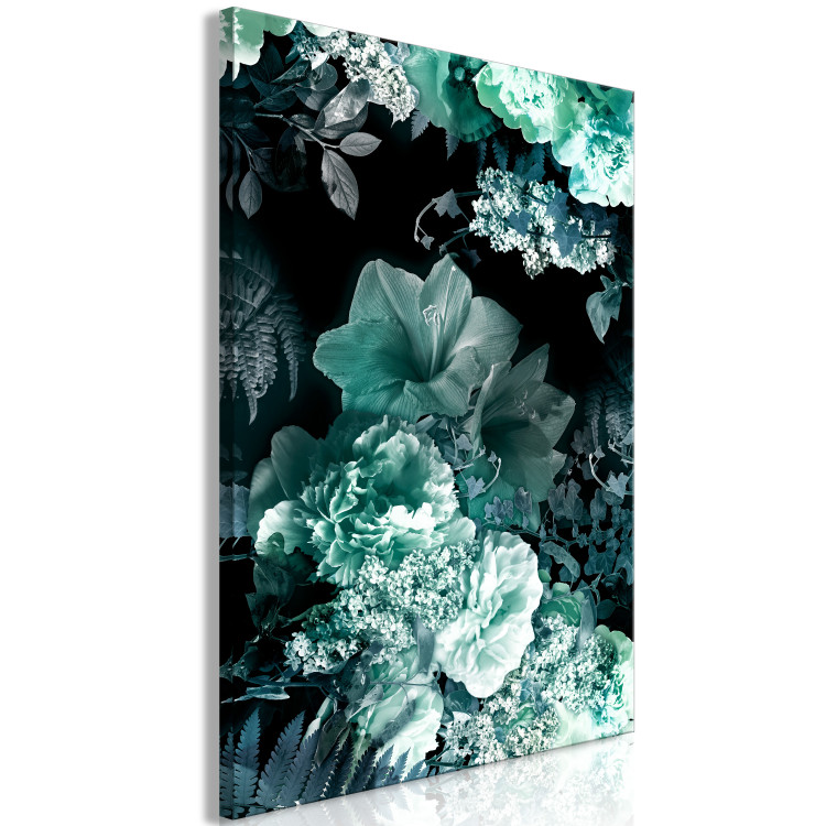 Canvas Art Print Emerald Garden (1 Part) Vertical 123474 additionalImage 2