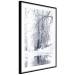 Wall Poster December - winter tree landscape on the road in black and white 124474 additionalThumb 13