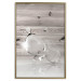 Poster Trapped Dreams - abstract glass spheres on wooden texture background 124974 additionalThumb 16