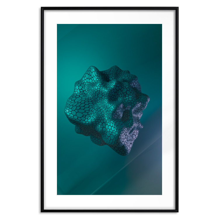 Poster Gamma - abstract figure resembling plasma in blue colors 125674 additionalImage 15