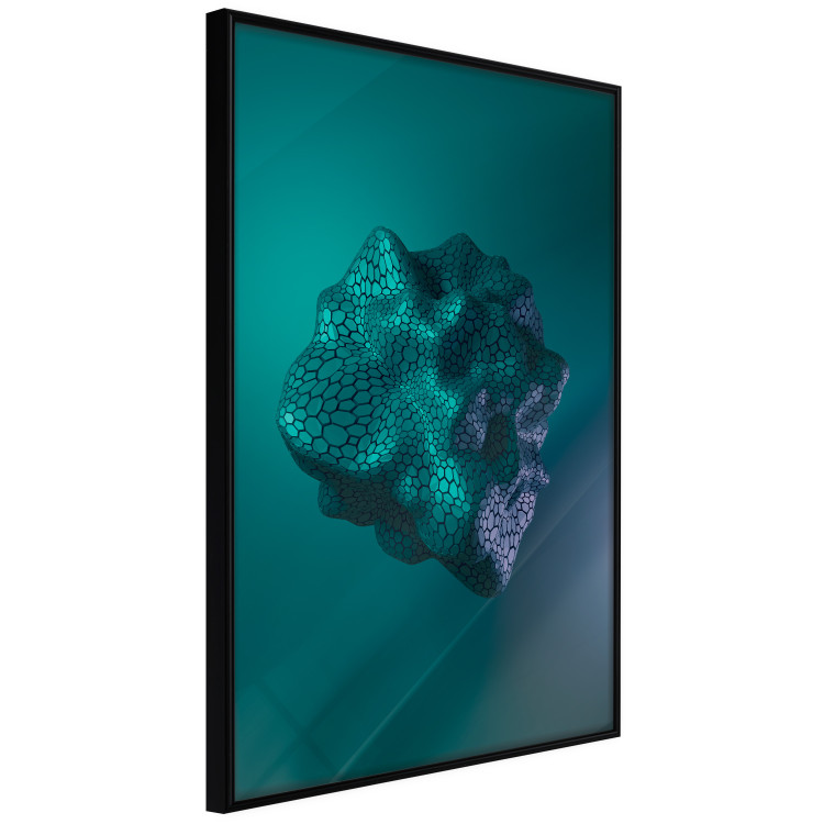 Poster Gamma - abstract figure resembling plasma in blue colors 125674 additionalImage 10