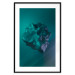 Poster Gamma - abstract figure resembling plasma in blue colors 125674 additionalThumb 15