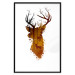 Wall Poster Deer in the Morning - abstract forest landscape in the template of a deer head 126674 additionalThumb 14