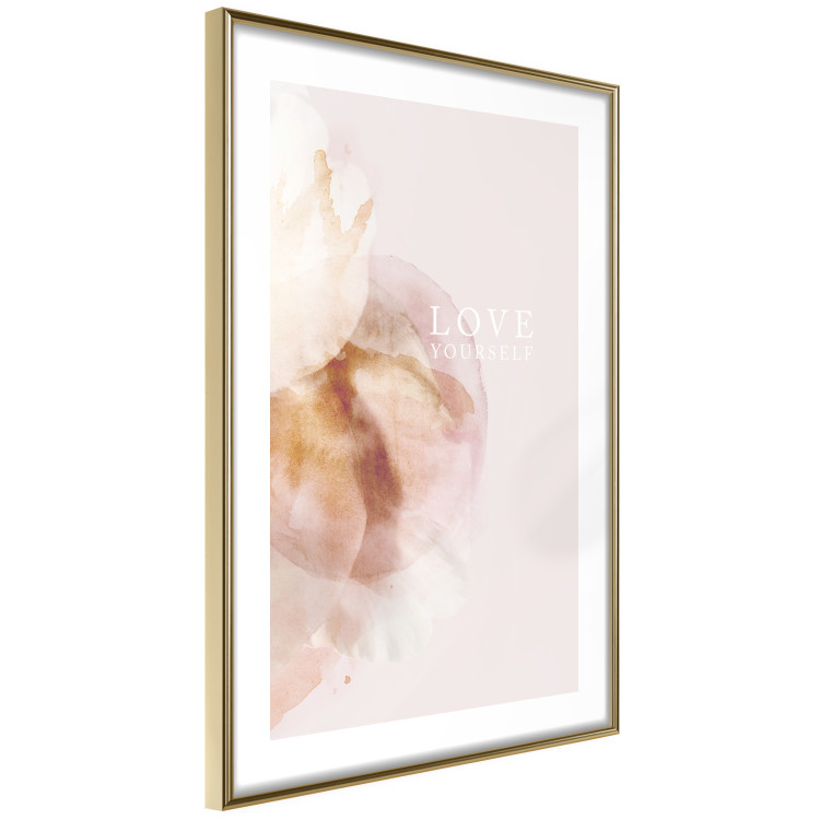 Wall Poster Love Yourself - English inscription on pastel pink background 127874 additionalImage 9
