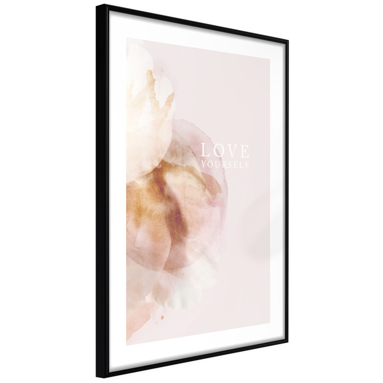 Wall Poster Love Yourself - English inscription on pastel pink background 127874 additionalImage 4