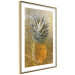 Poster Forbidden Fruit - composition of tropical fruit on golden texture 128074 additionalThumb 7