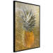 Poster Forbidden Fruit - composition of tropical fruit on golden texture 128074 additionalThumb 11