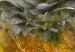 Poster Forbidden Fruit - composition of tropical fruit on golden texture 128074 additionalThumb 10